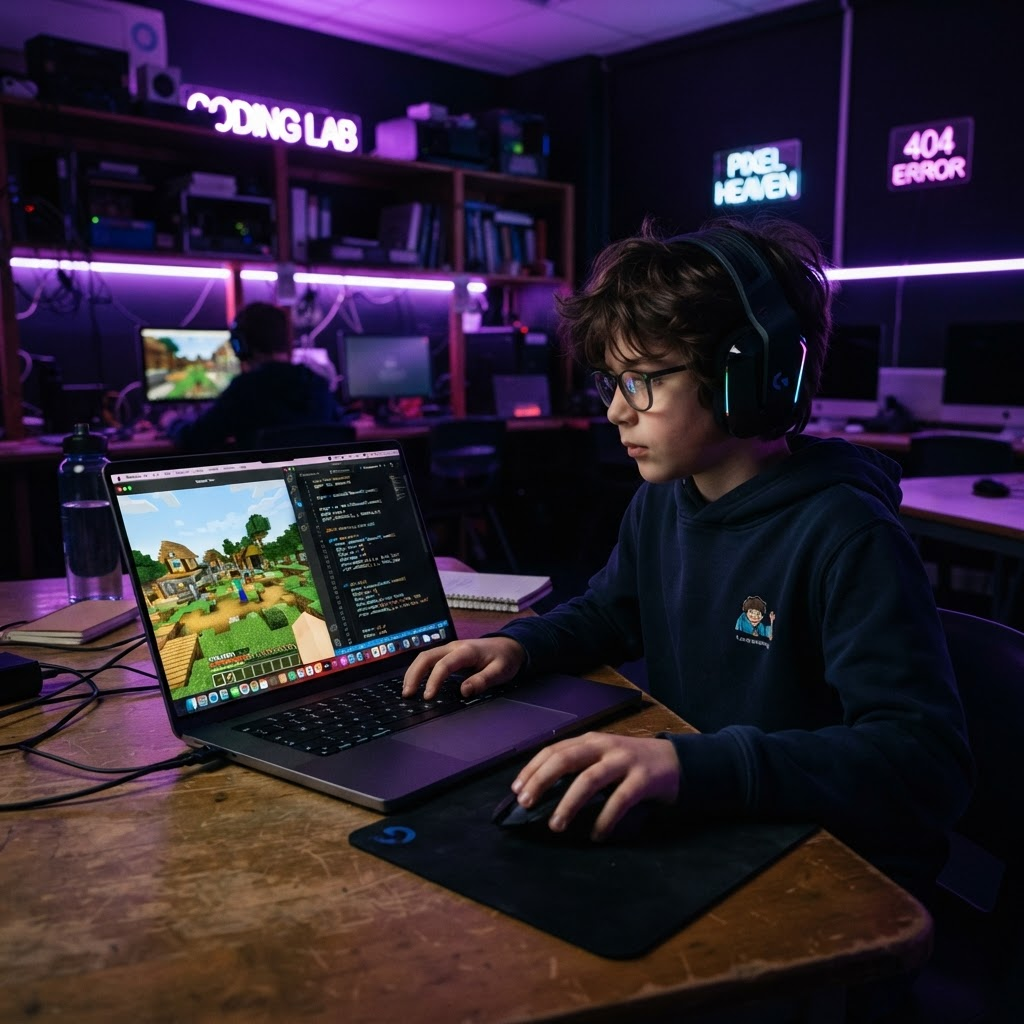 Занятие по курсу «MineCraft coding»
